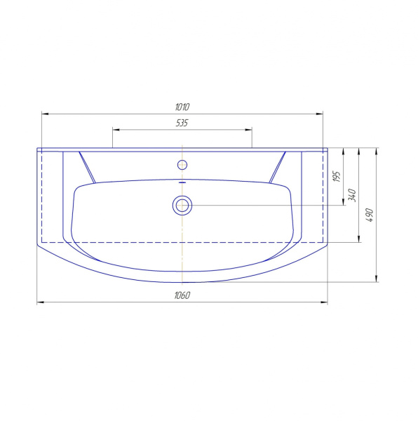 Раковина Bellezza Элеганс 1050 4620008197388